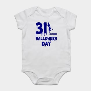 31 St October -  Blue color Baby Bodysuit